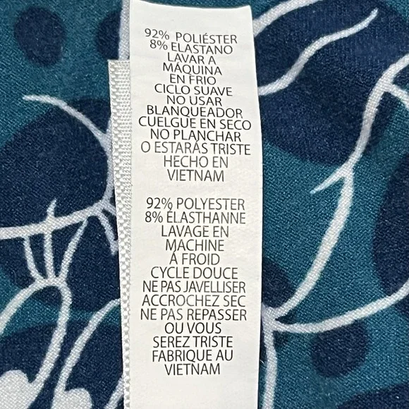 Disney LuLaRoe Minnie Mouse Leggings Women's Tall & Curvy Stretch Navy Blue/Teal - Picture 8 of 8